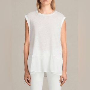All Saints Jody Linen Top